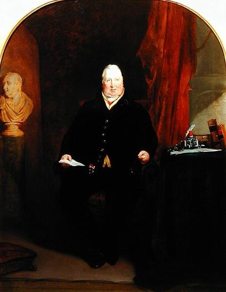Porträtt av Lord Panmure (olja på duk) av John Phillip