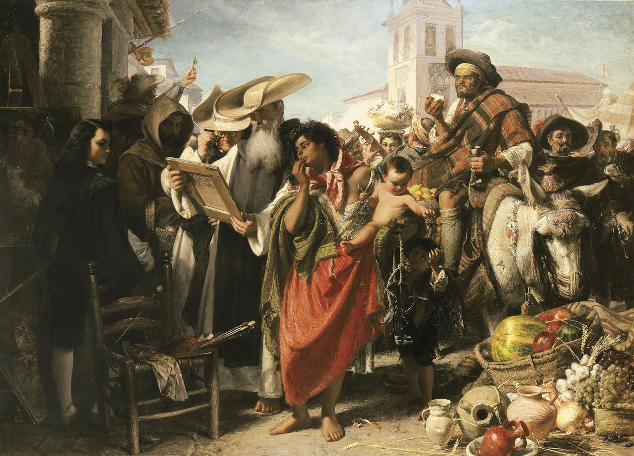 Murillos tidiga karriär, 1865 av John Phillip