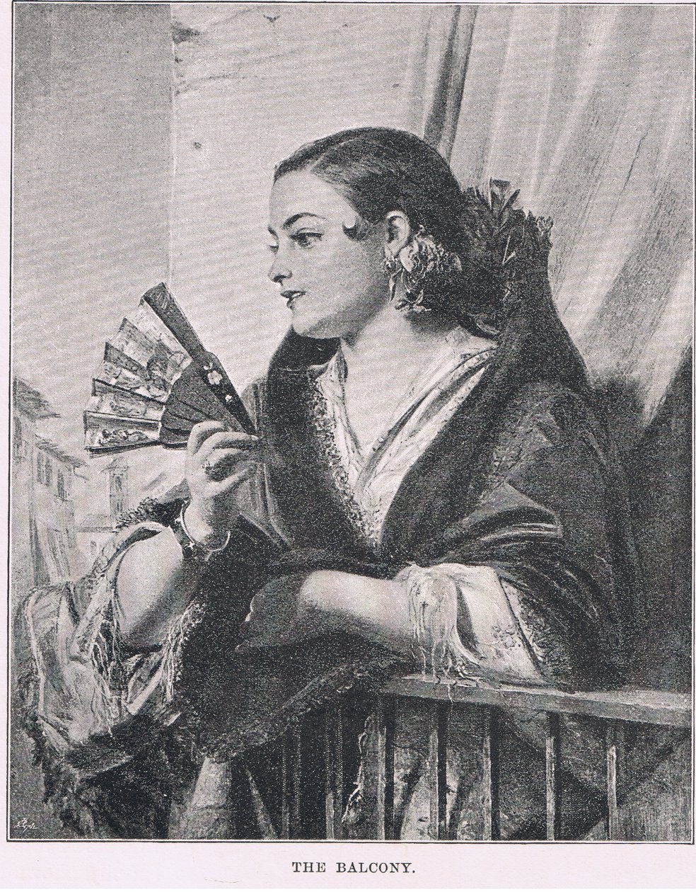 Balkongen, från The Magazine of Art 1893, Cassell and Company av John Phillip