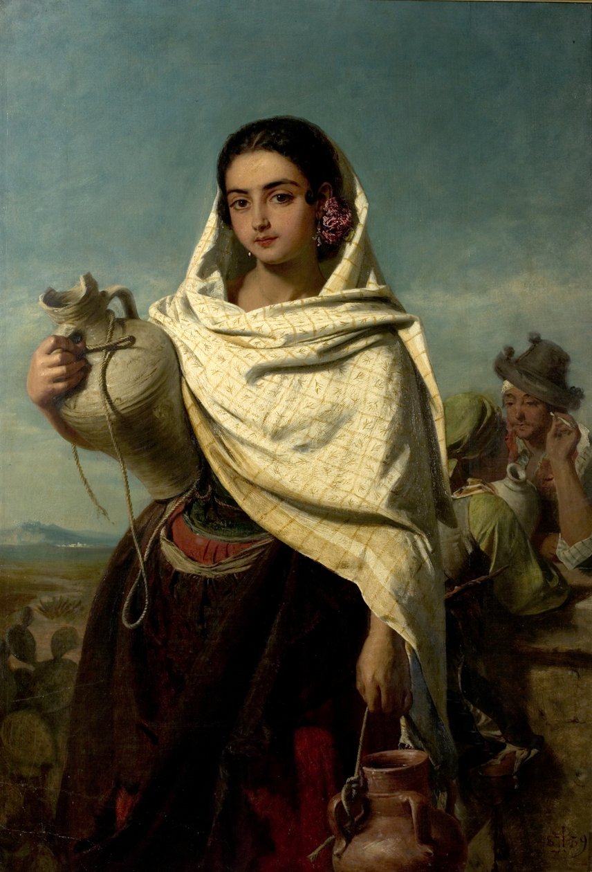 Vattenbärare av Sevilla, 1859 av John Phillip