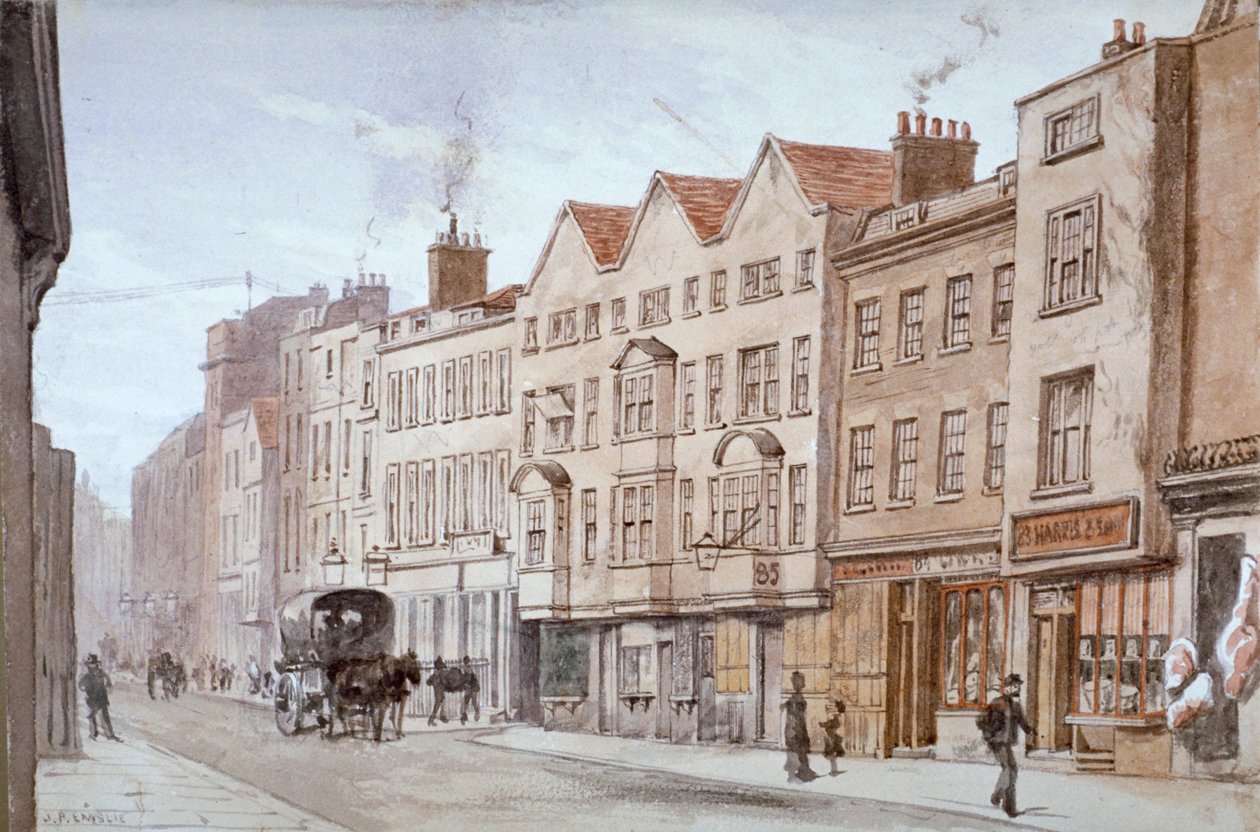 Fetter Lane, City of London, c1875 av John Phillipps Emslie