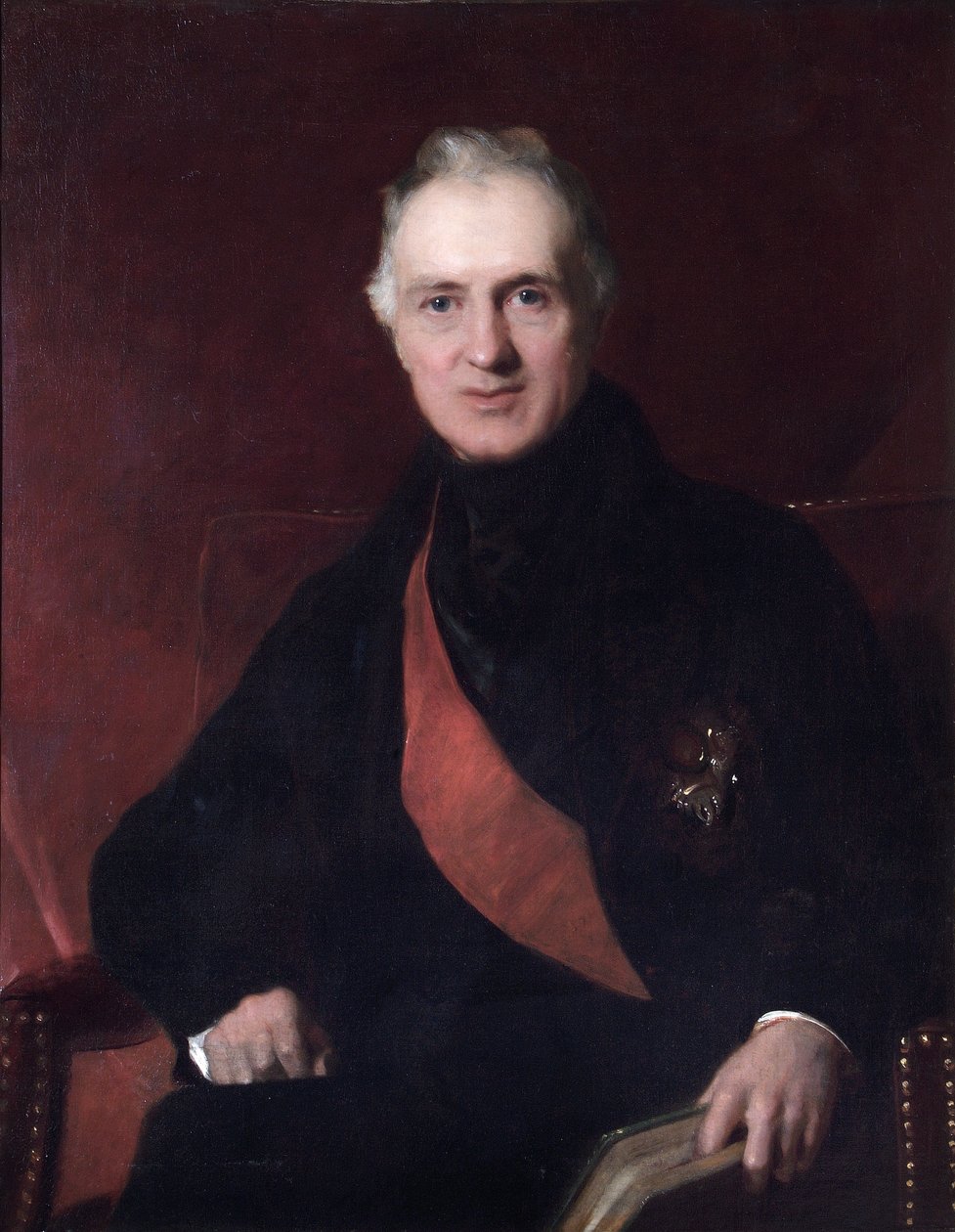 Porträtt av general Sir George Murray, brittisk soldat, c1840-talet av John Prescott Knight