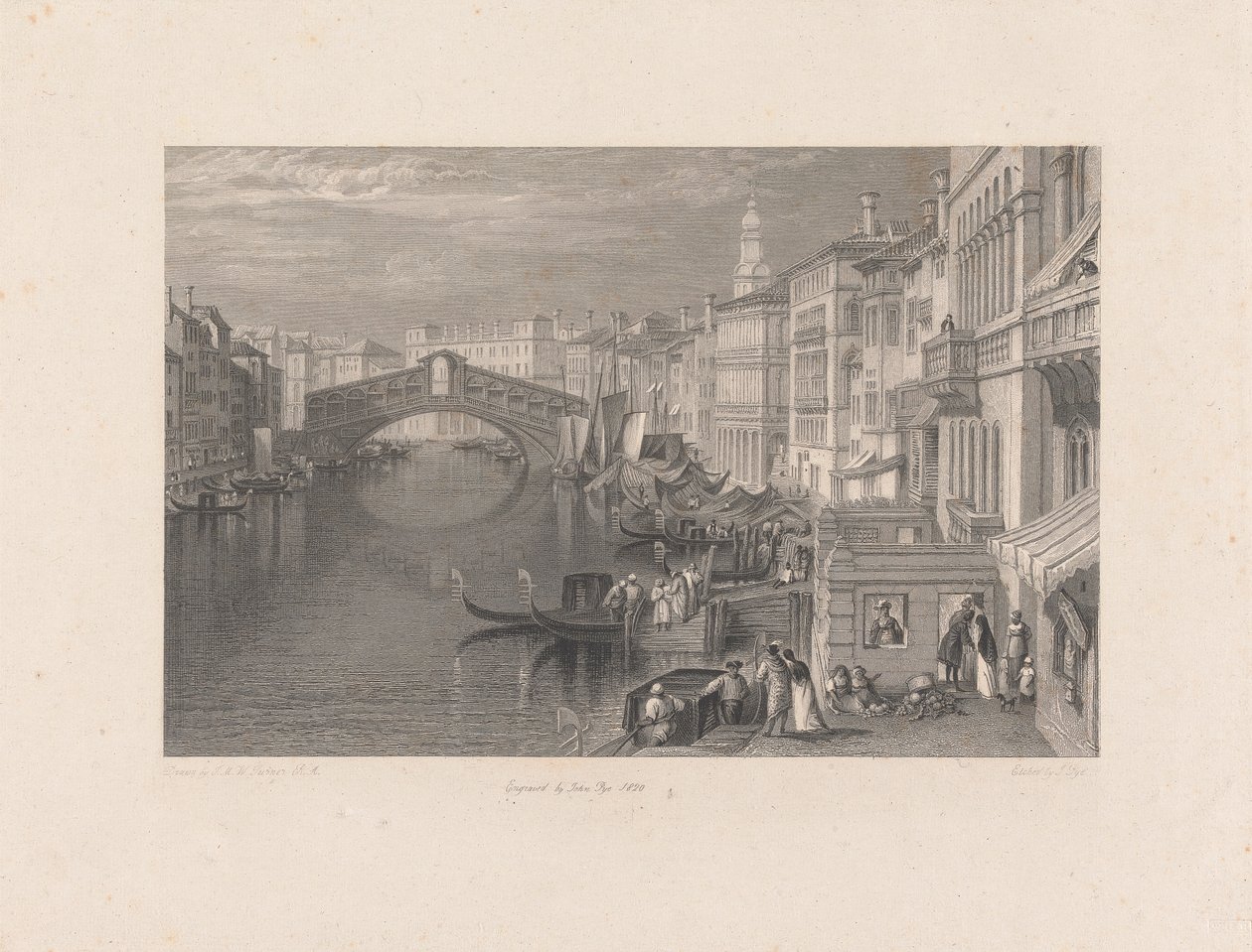 Rialto, Venedig av John Pye