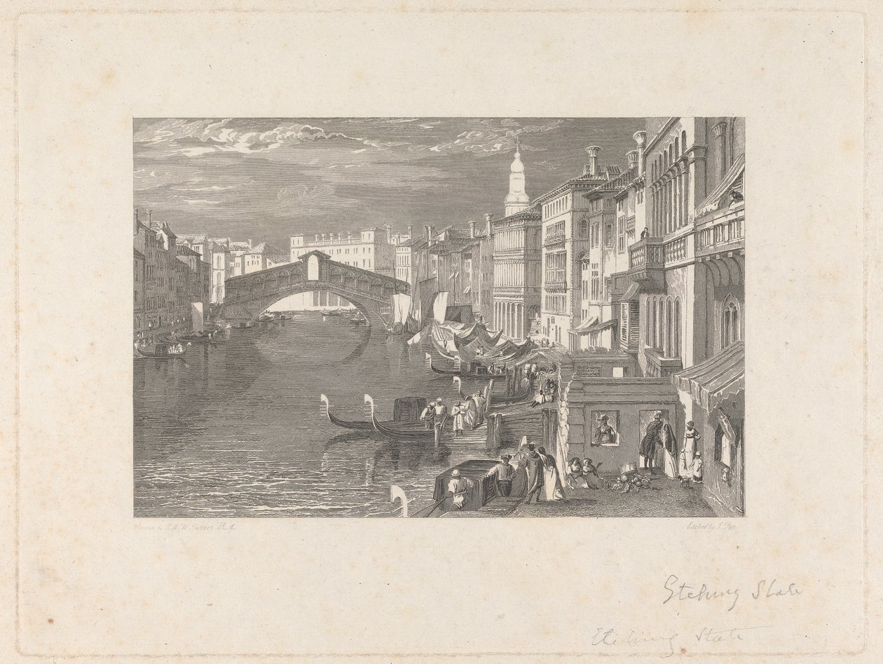 Rialto, Venedig av John Pye