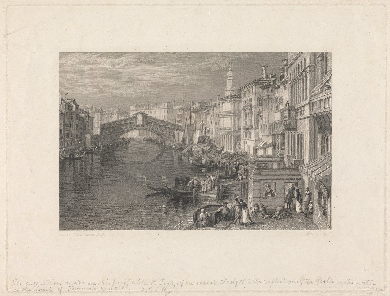 Rialto, Venedig av John Pye