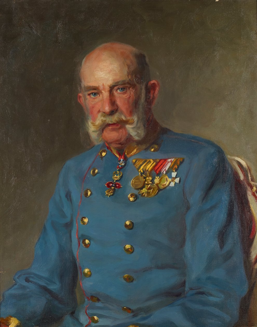 Kejsar Franz Joseph I i tjänsteuniform av en österrikisk fältmarskalk av John Quincy Adams