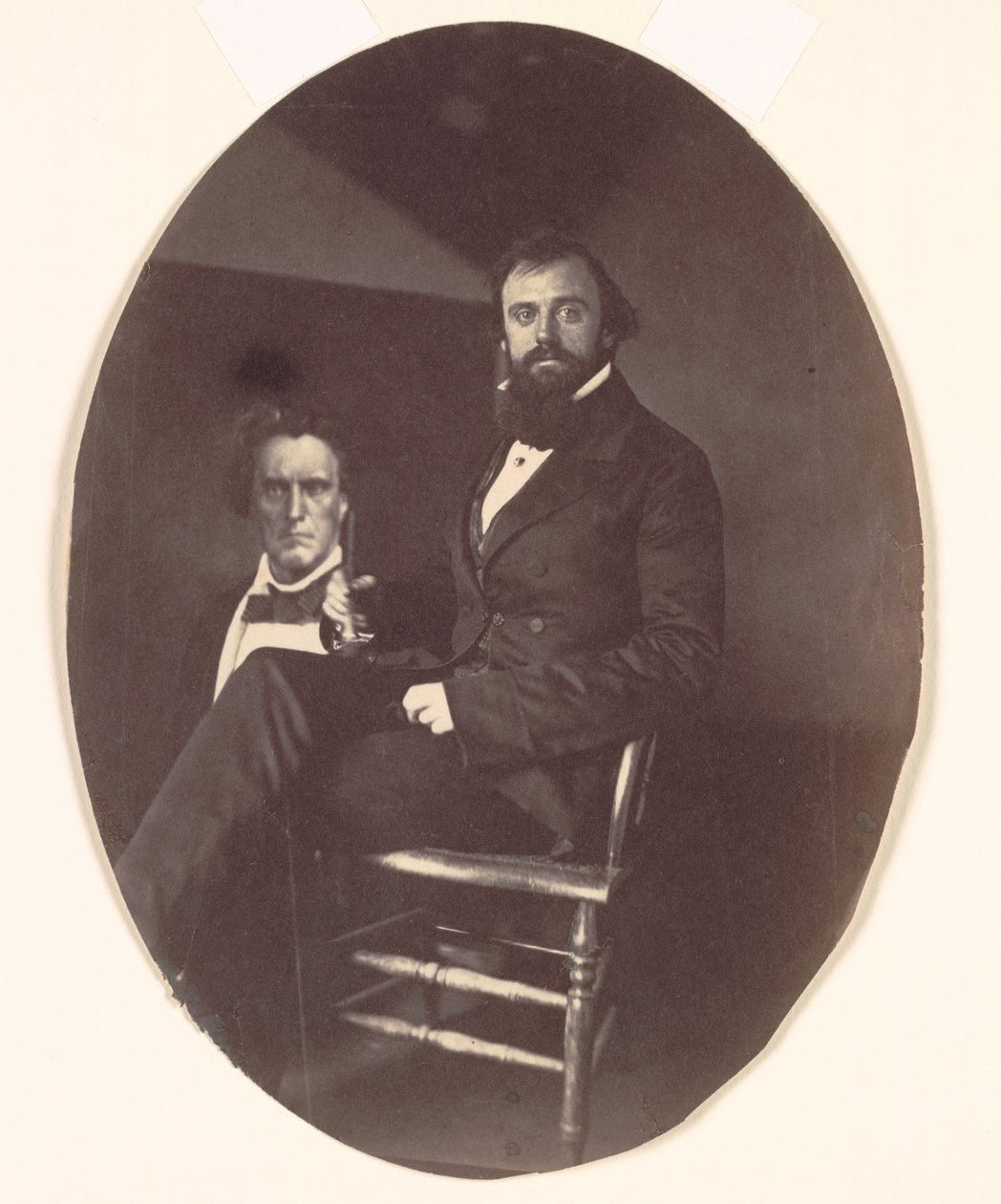John R. Johnston med målning, sent 1850-tal. av John R. Johnston