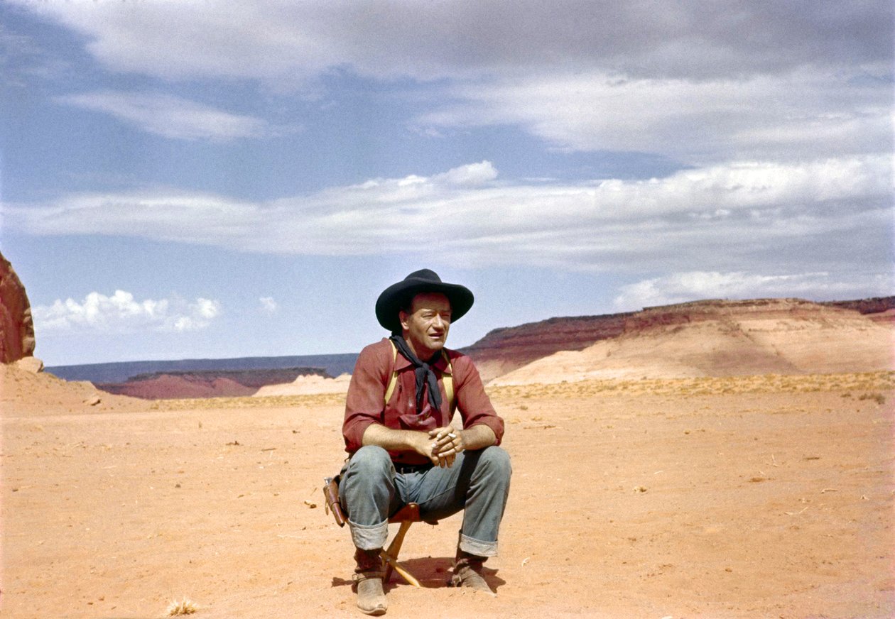 På inspelningsplatsen, John Wayne. av John Ralph *DO NOT USE * Hamilton