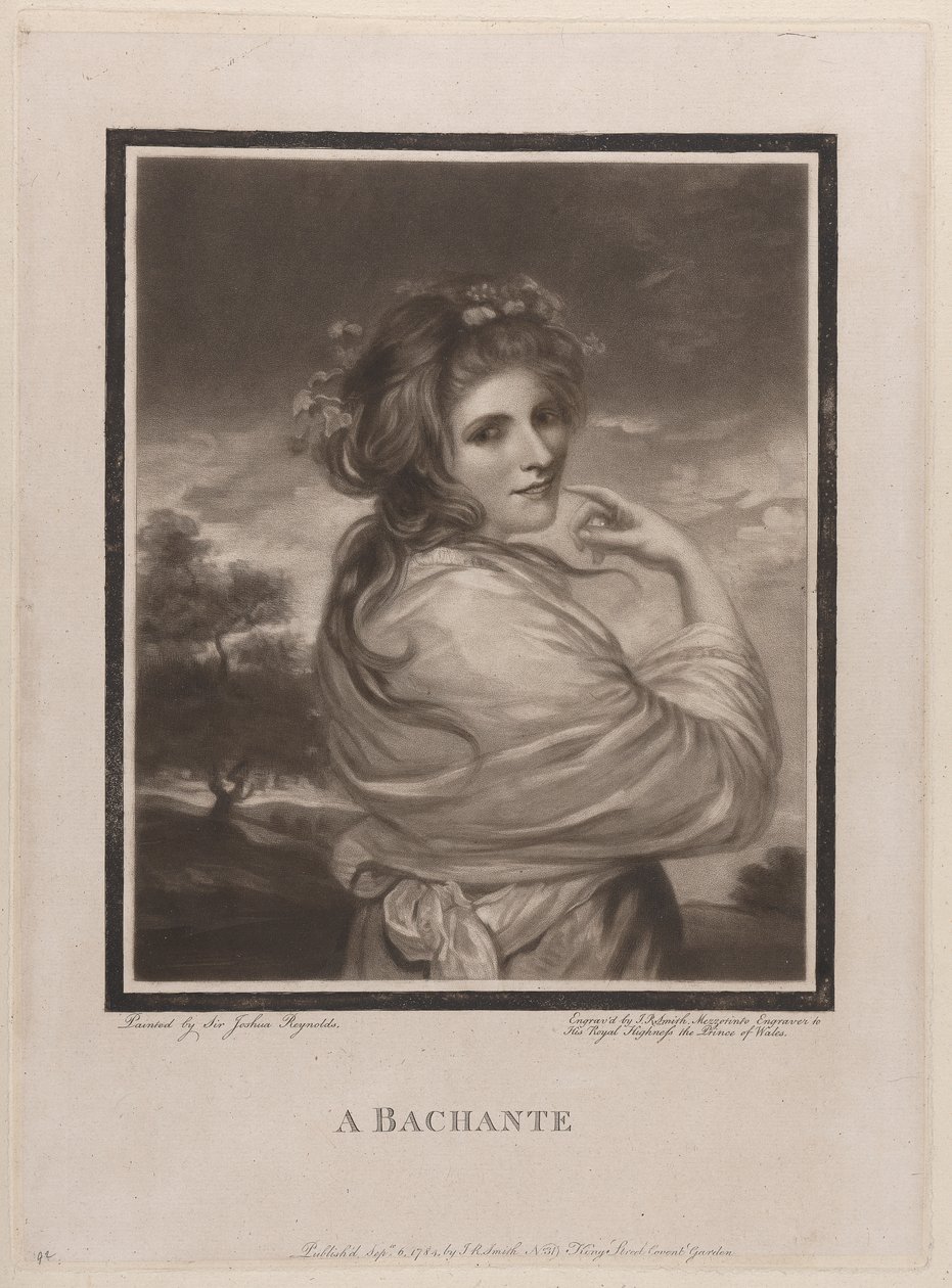 A Bachante (Emma Hart, senare Lady Hamilton) av John Raphael Smith