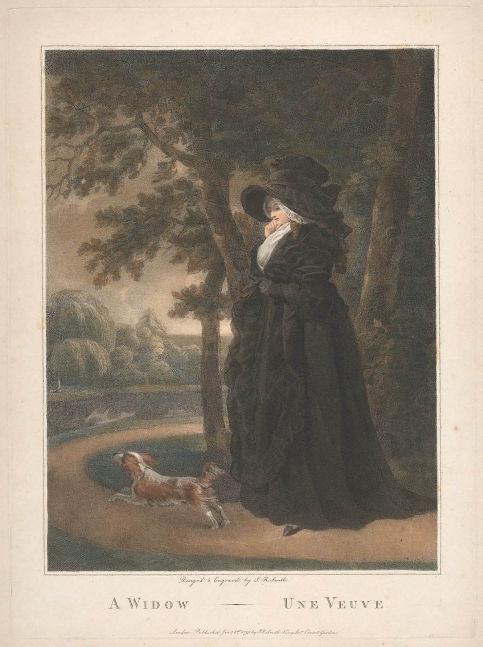 A Widow – En änka av John Raphael Smith