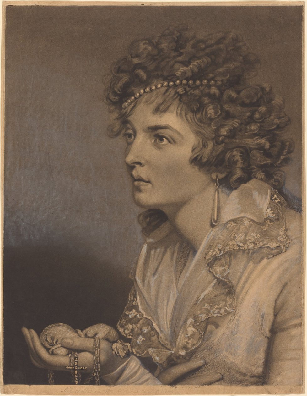 Amanthis med pärlor av John Raphael Smith