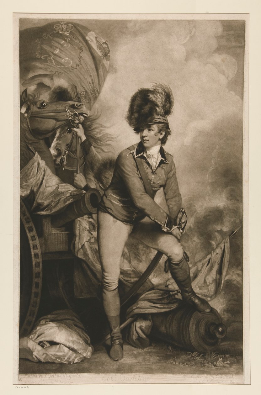 Överste Tarleton (Sir Bennastre Tarleton, 1754-1883) av John Raphael Smith