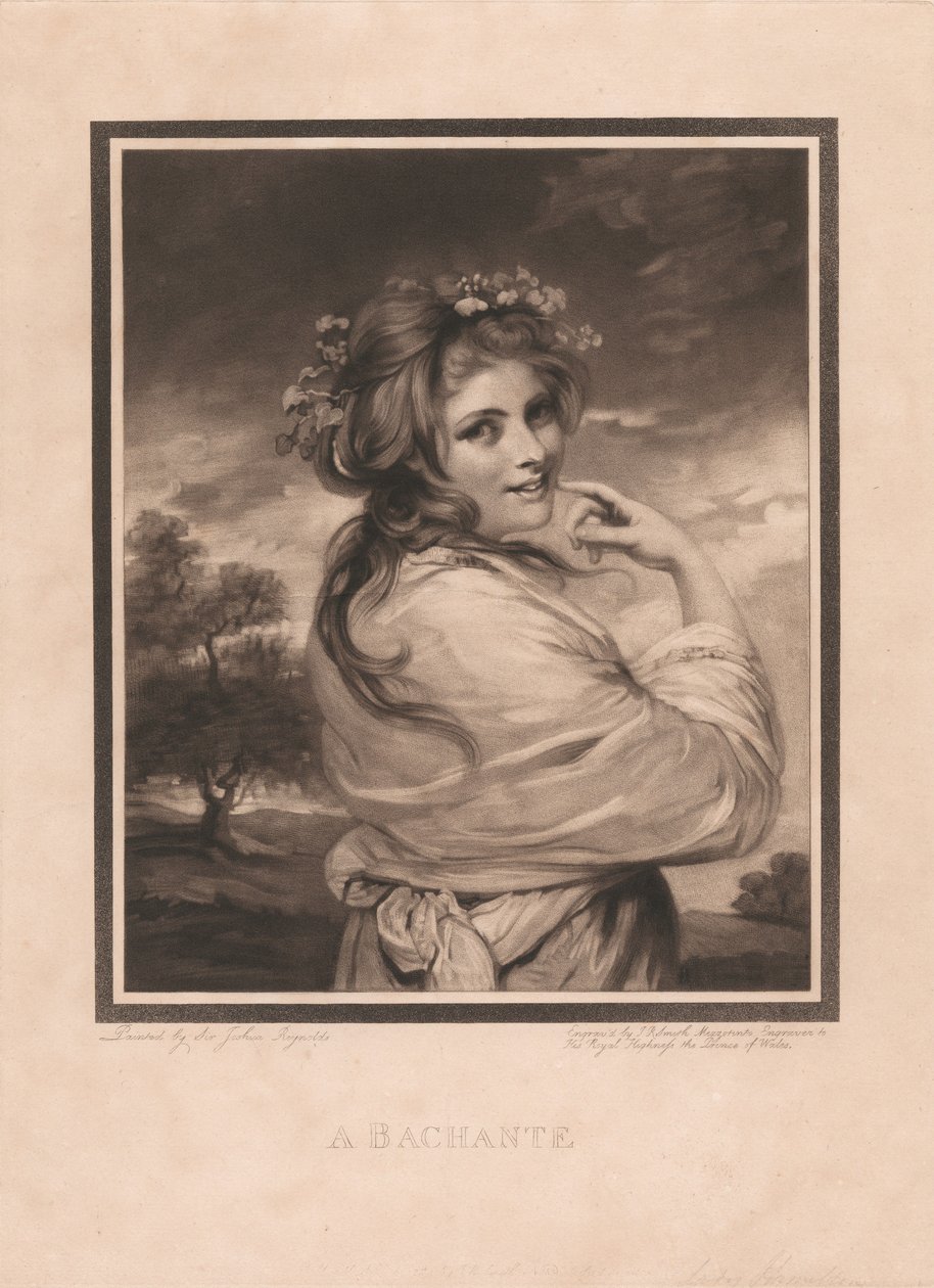 Emma Hart som backantinna av John Raphael Smith