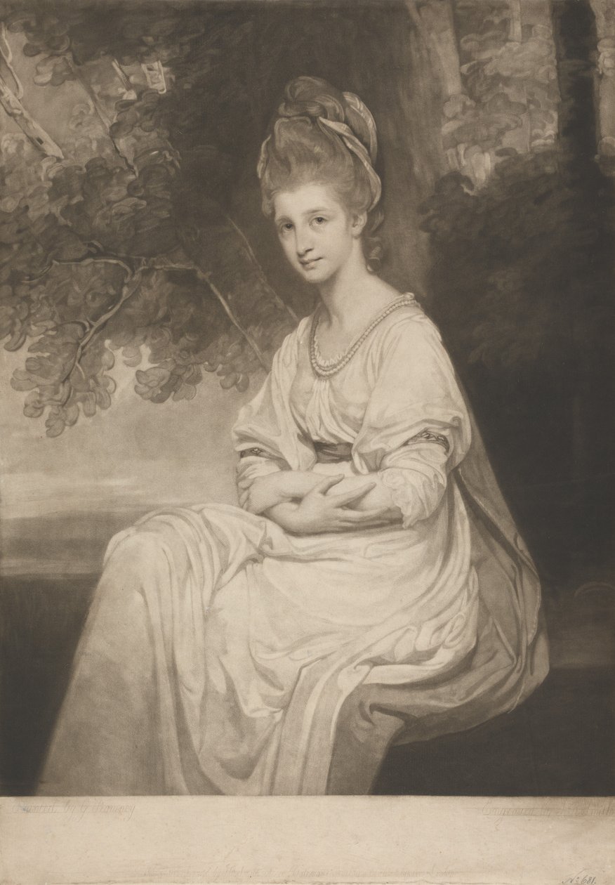 Henrietta, grevinna av Warwick av John Raphael Smith
