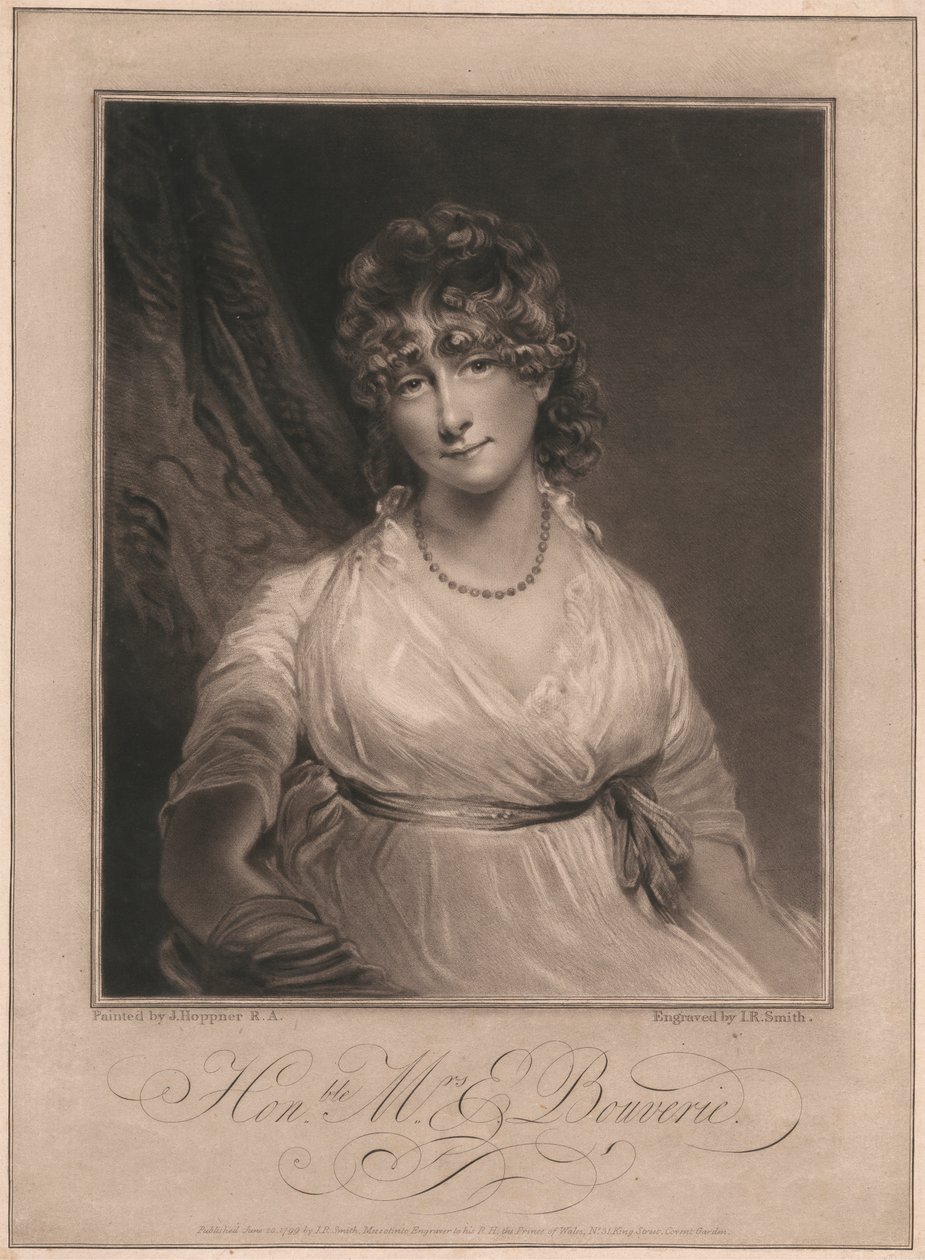 Hon. Mrs. Bouverie av John Raphael Smith