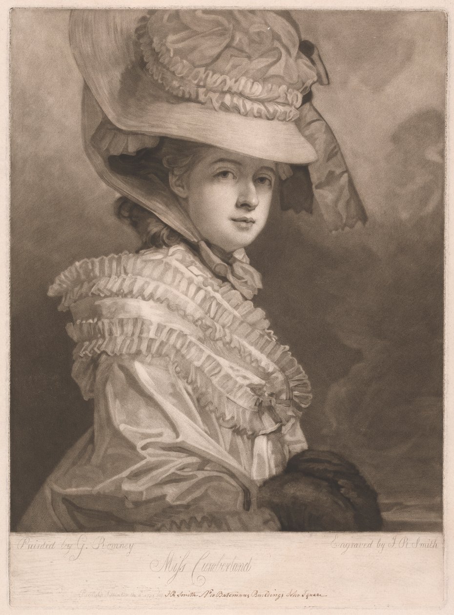 Miss Cumberland av John Raphael Smith