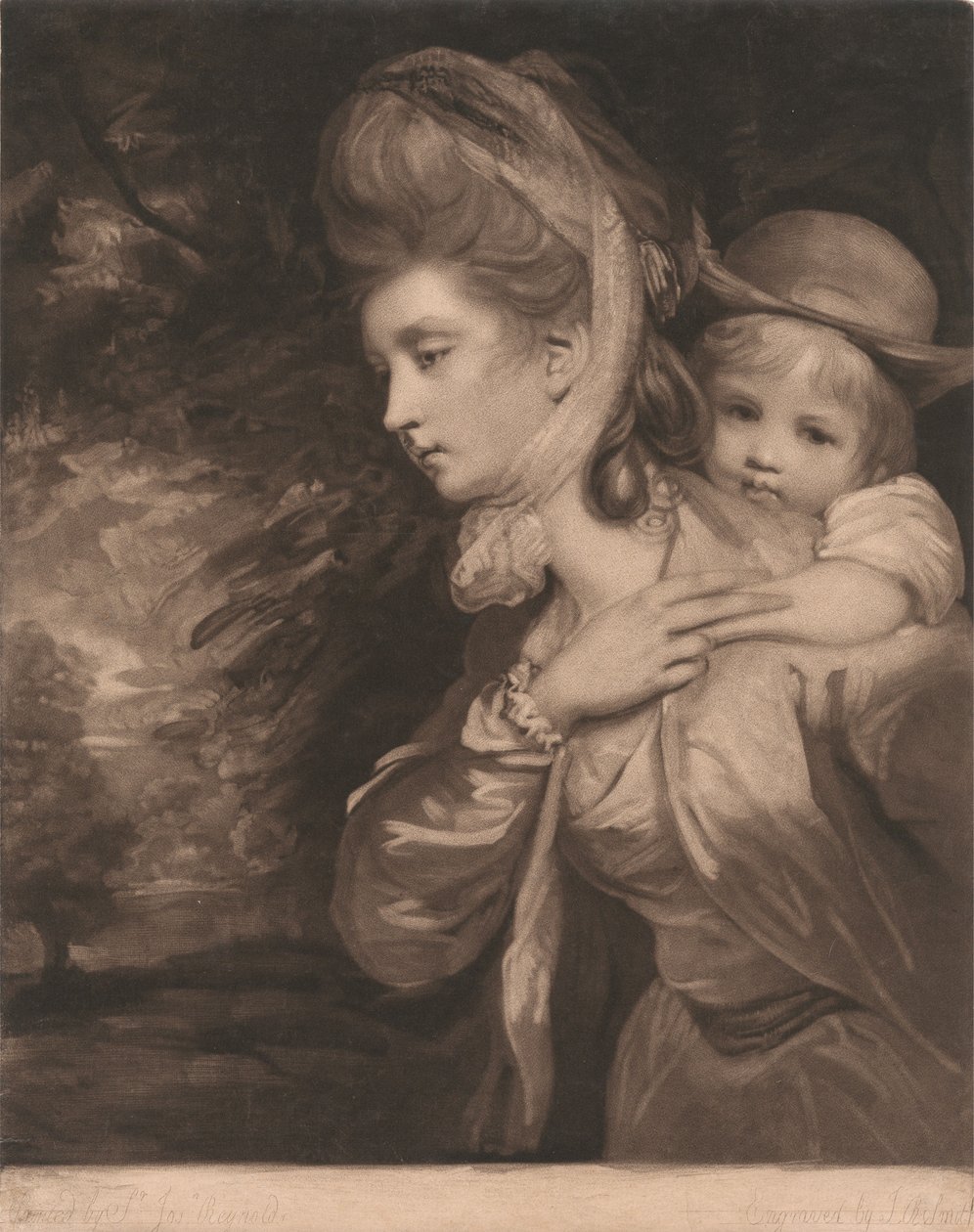 Fru Payne Galwey och hennes son Charles av John Raphael Smith