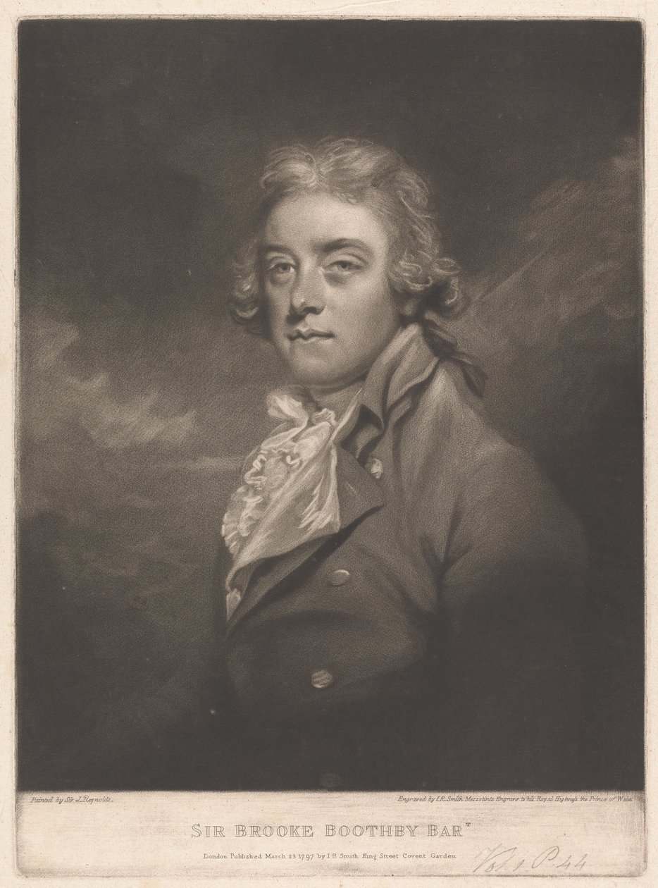 Sir Brooke Boothby, 6:e baronet Boothby av Broadlow Ash av John Raphael Smith