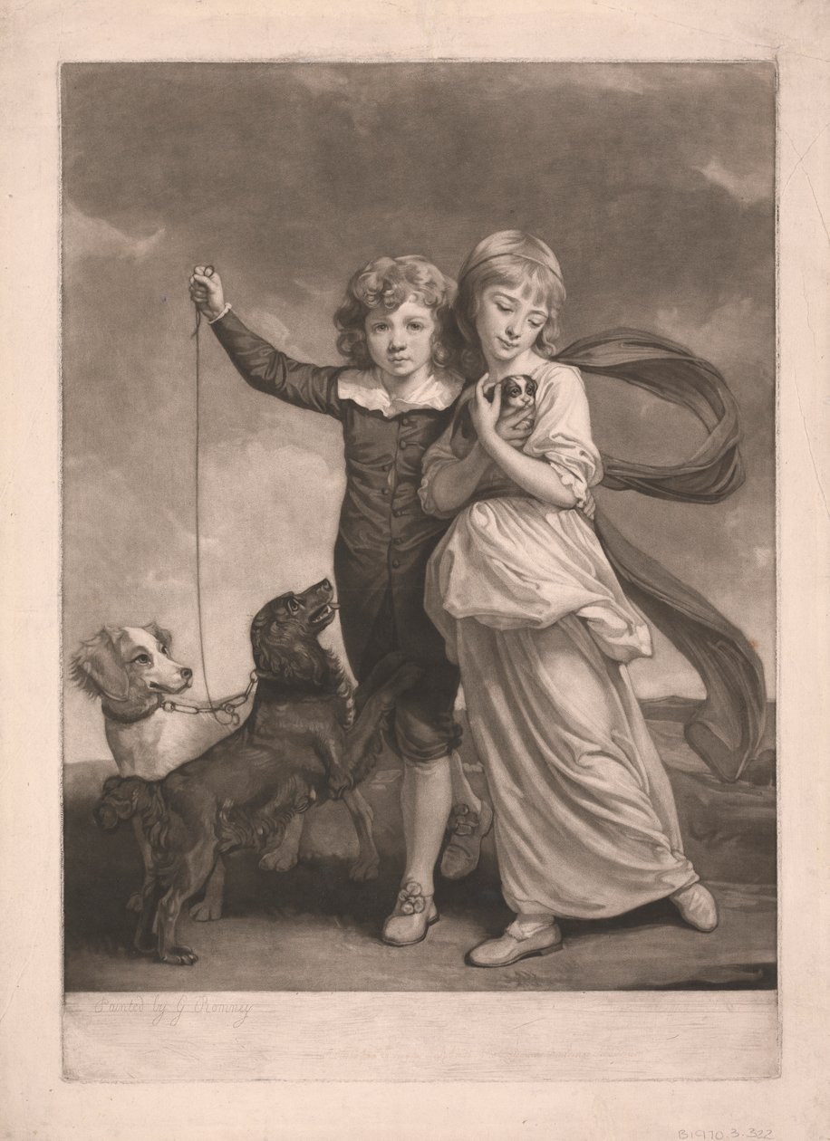 De klaverande barnen av John Raphael Smith