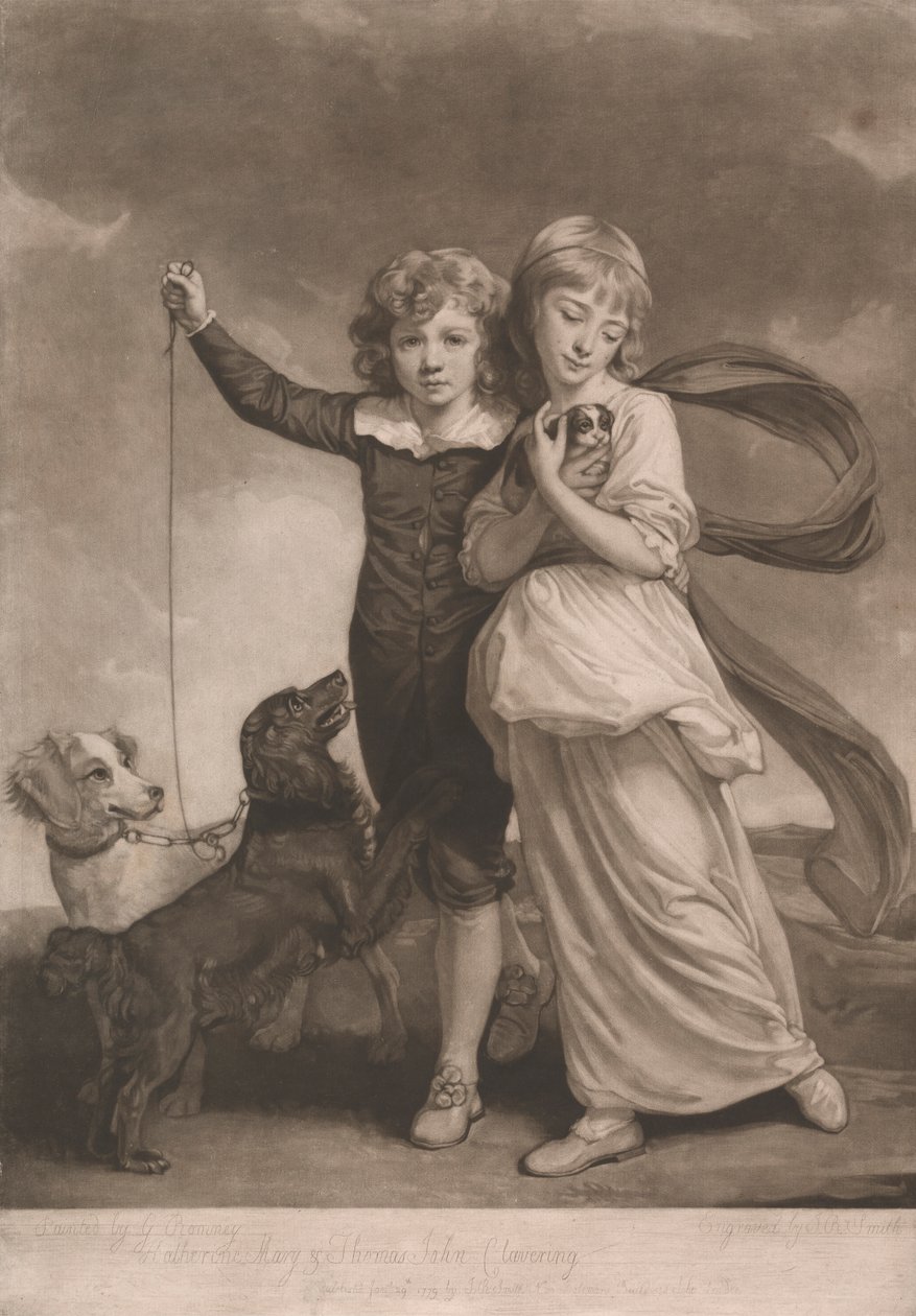 De klaverande barnen av John Raphael Smith