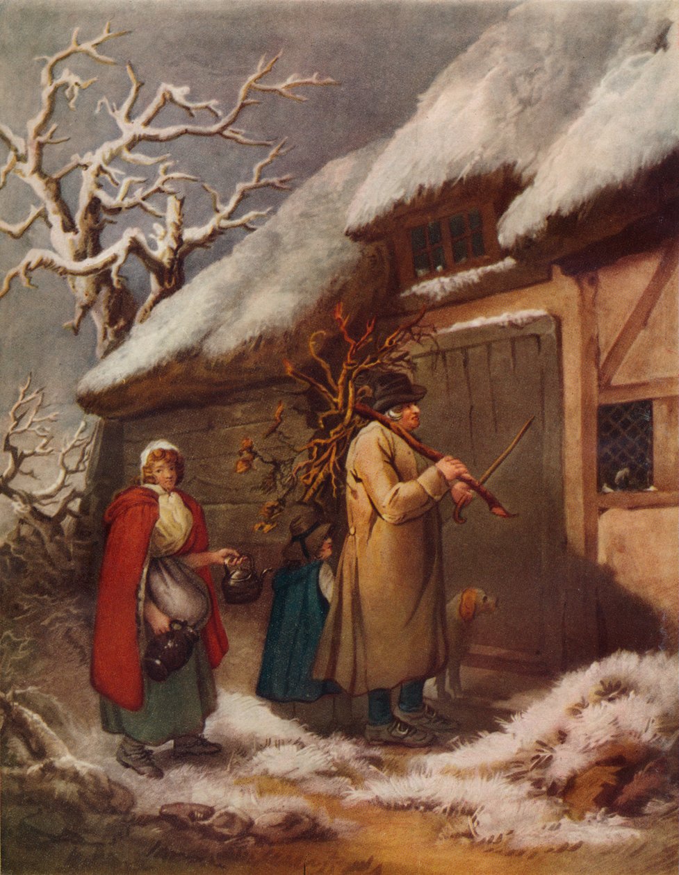 The Cottage Family, c1700-talet, 1916 av John Raphael Smith