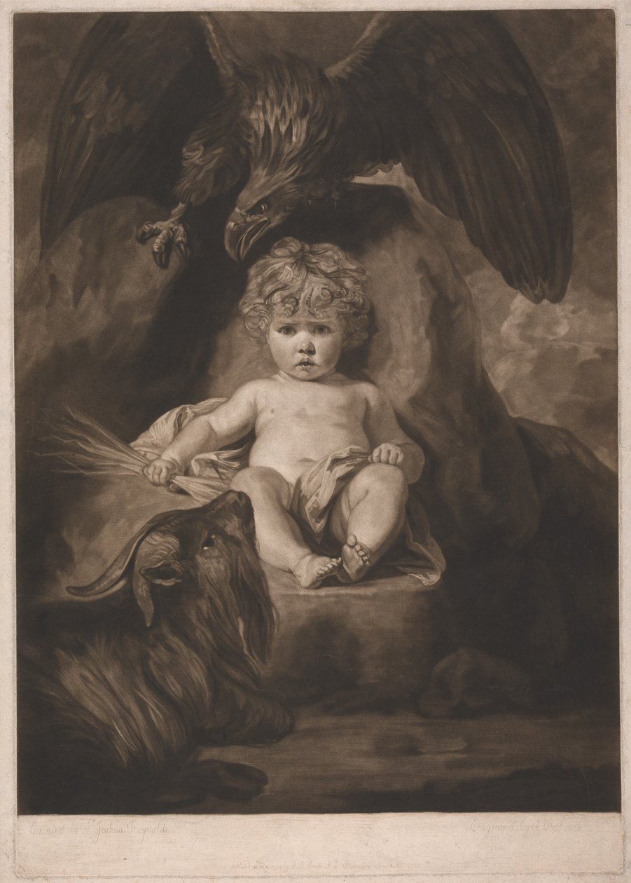Jupiter som spädbarn av John Raphael Smith