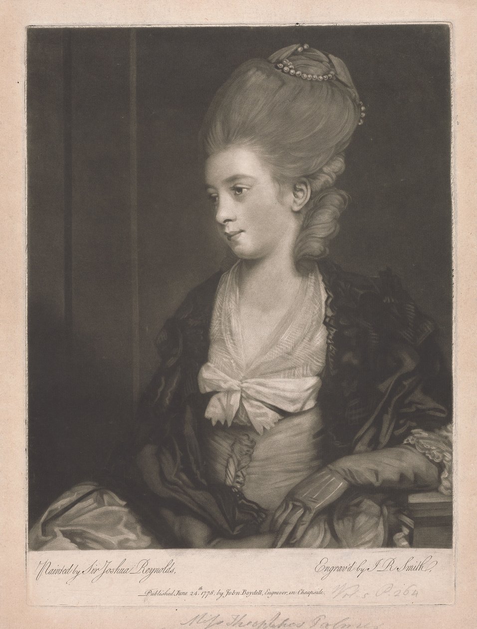 Theophelia Gwatkin (född Palmer) av John Raphael Smith