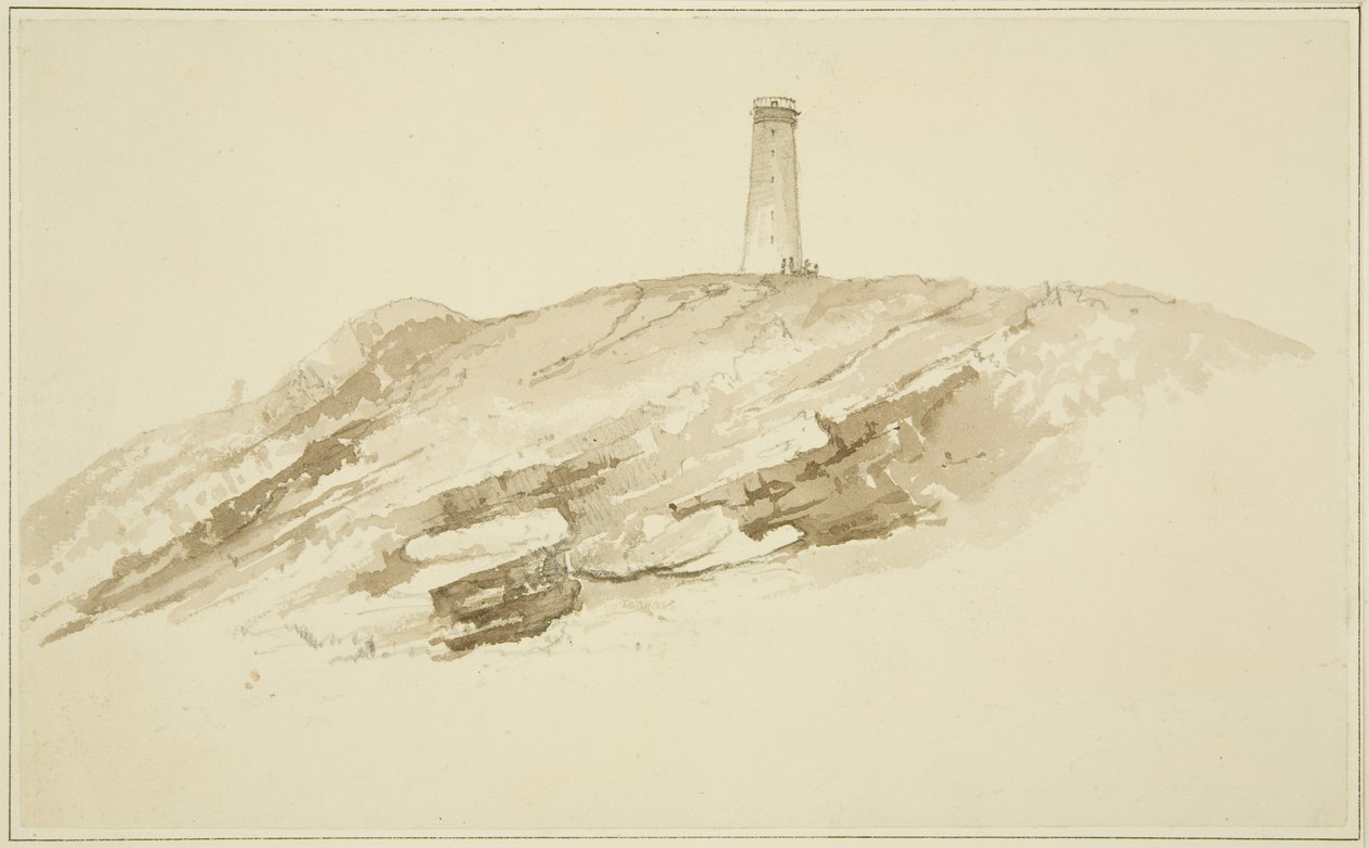 Fyren på Flat Holm av John Reverend Eden