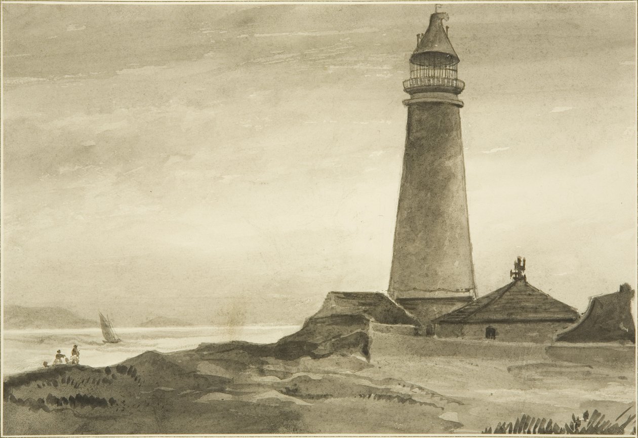 Flat Holm fyr av John Reverend Eden