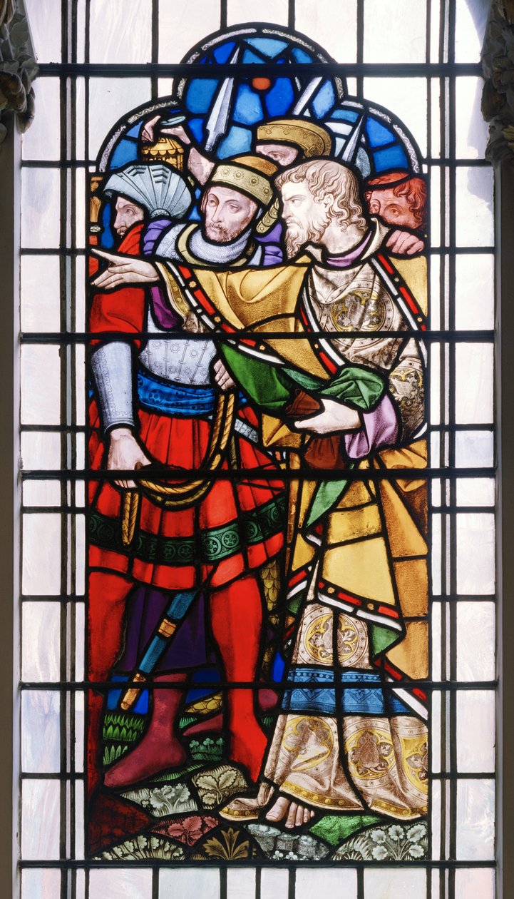 The Passion Of Christ, 1859 (målat glas) av John Richard Clayton