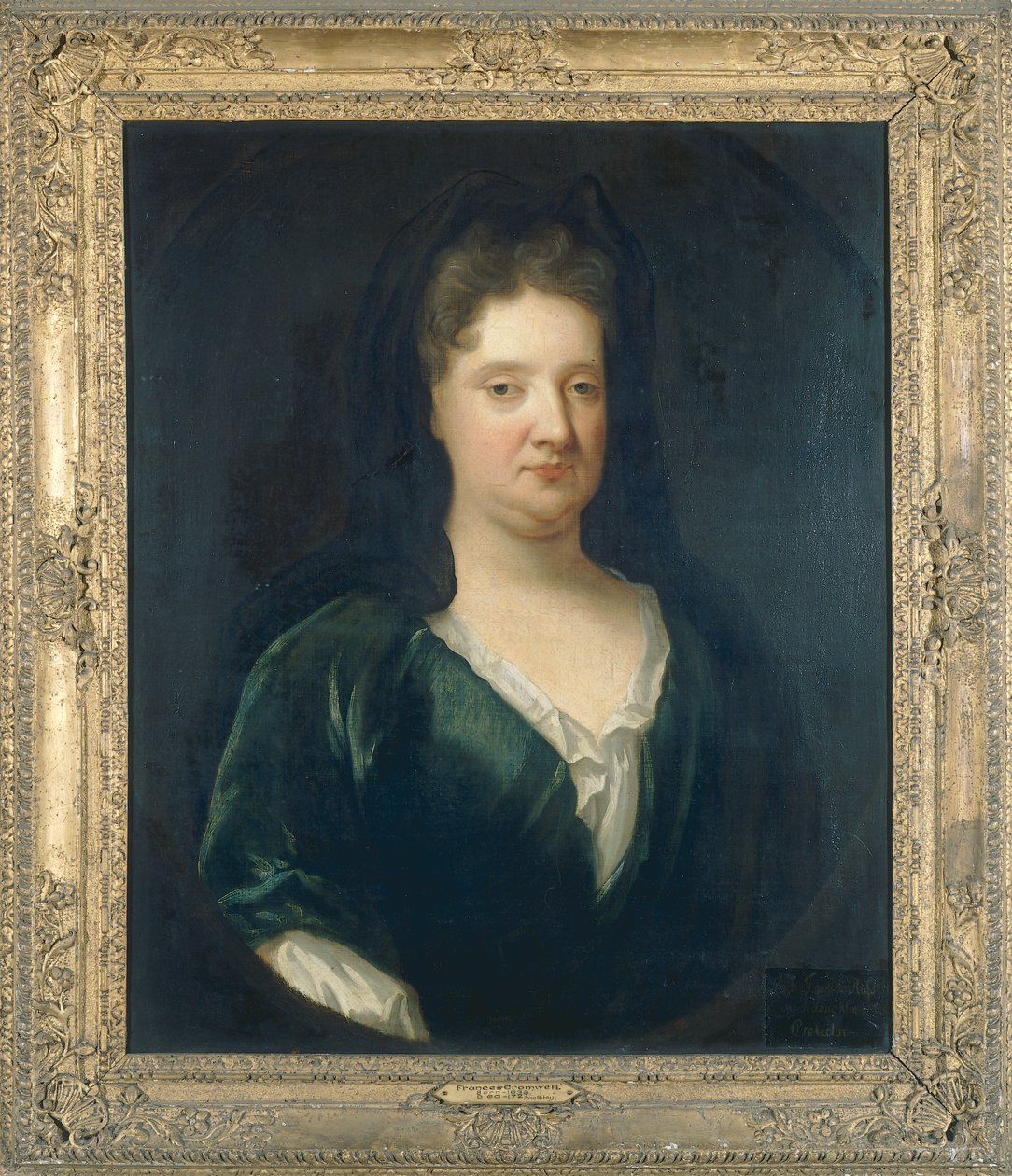 Lady Russell, född Frances Cromwell, 4:e dotter till Oliver Cromwell, Lord Protector, ca 1660-90 (olja på duk) av John Riley
