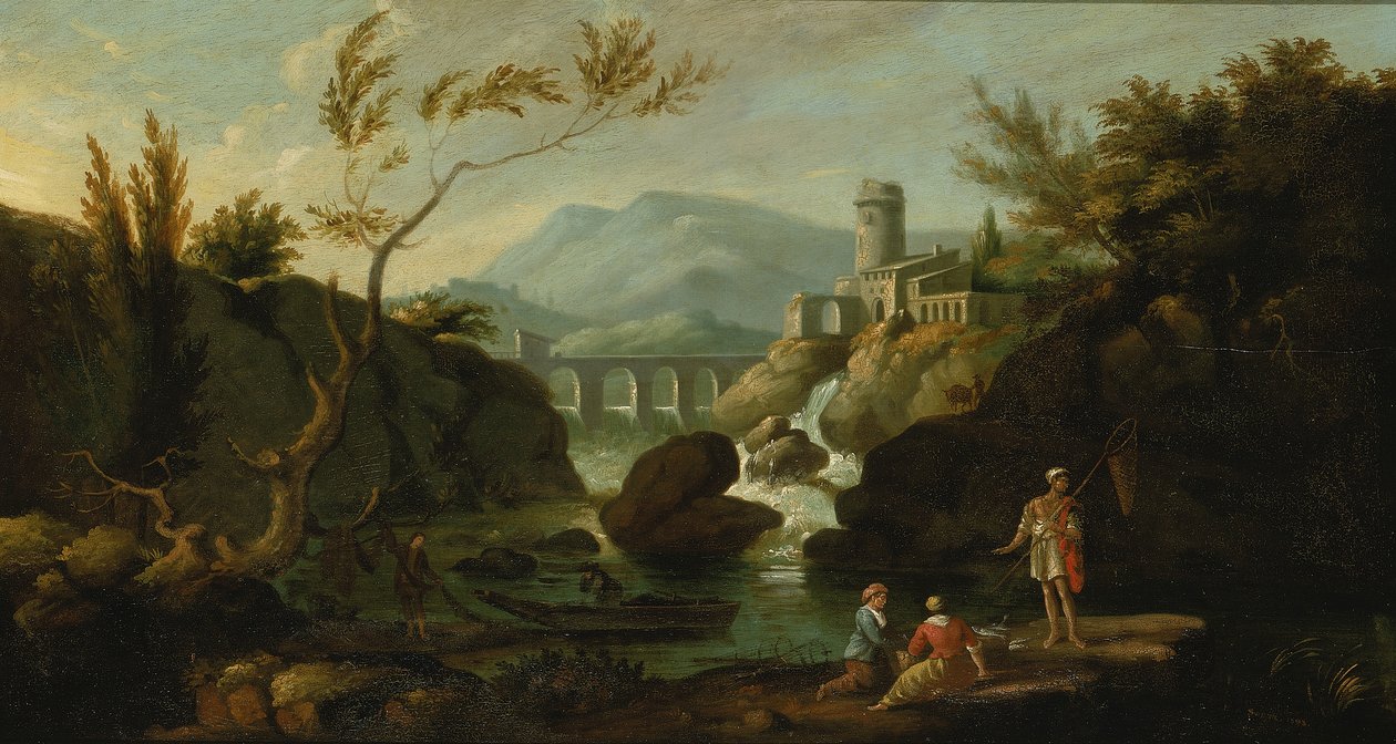 Klassiskt landskap, 1822-1826 av John Ritto Penniman