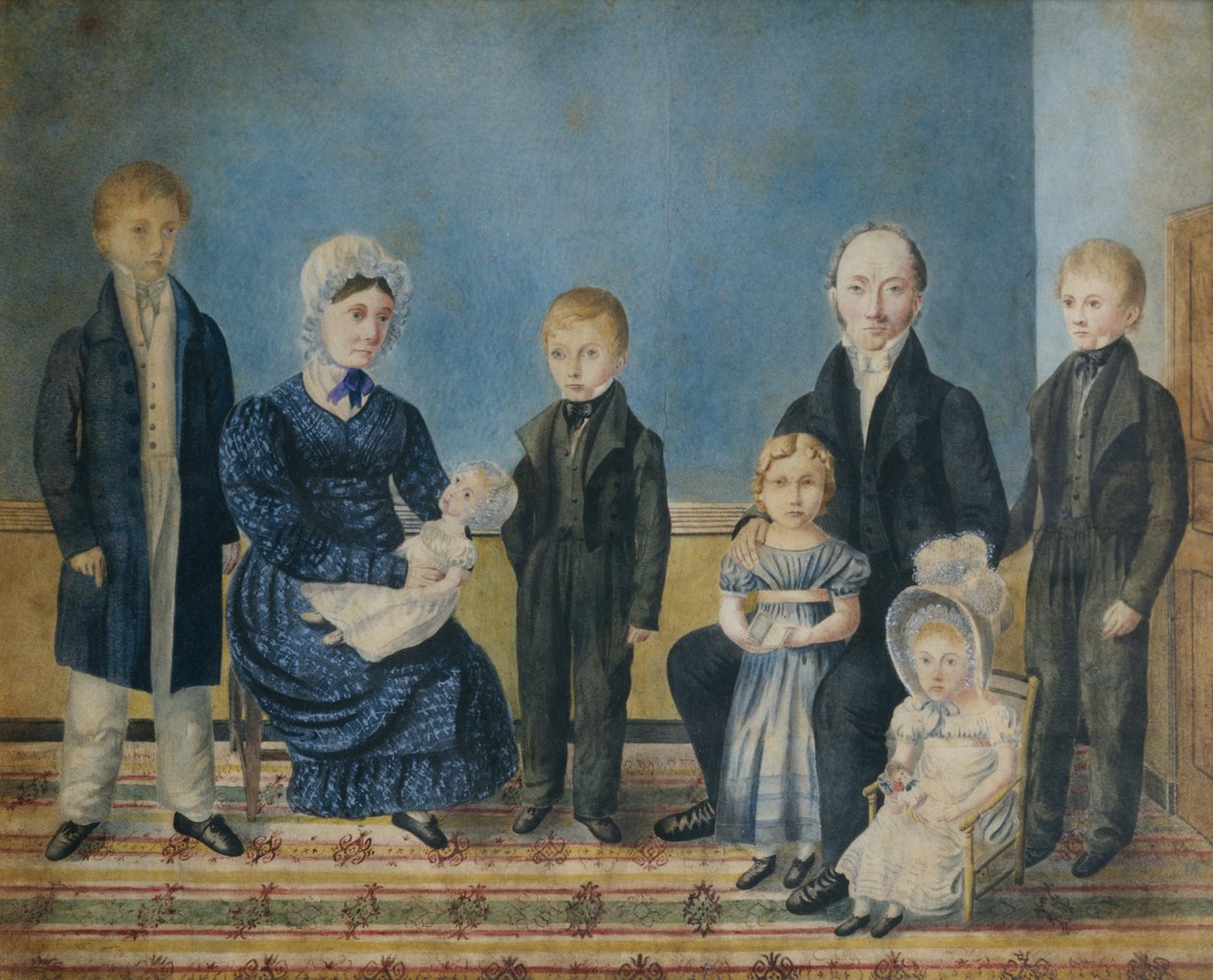 Porträtt av en familj av John Ritto Penniman