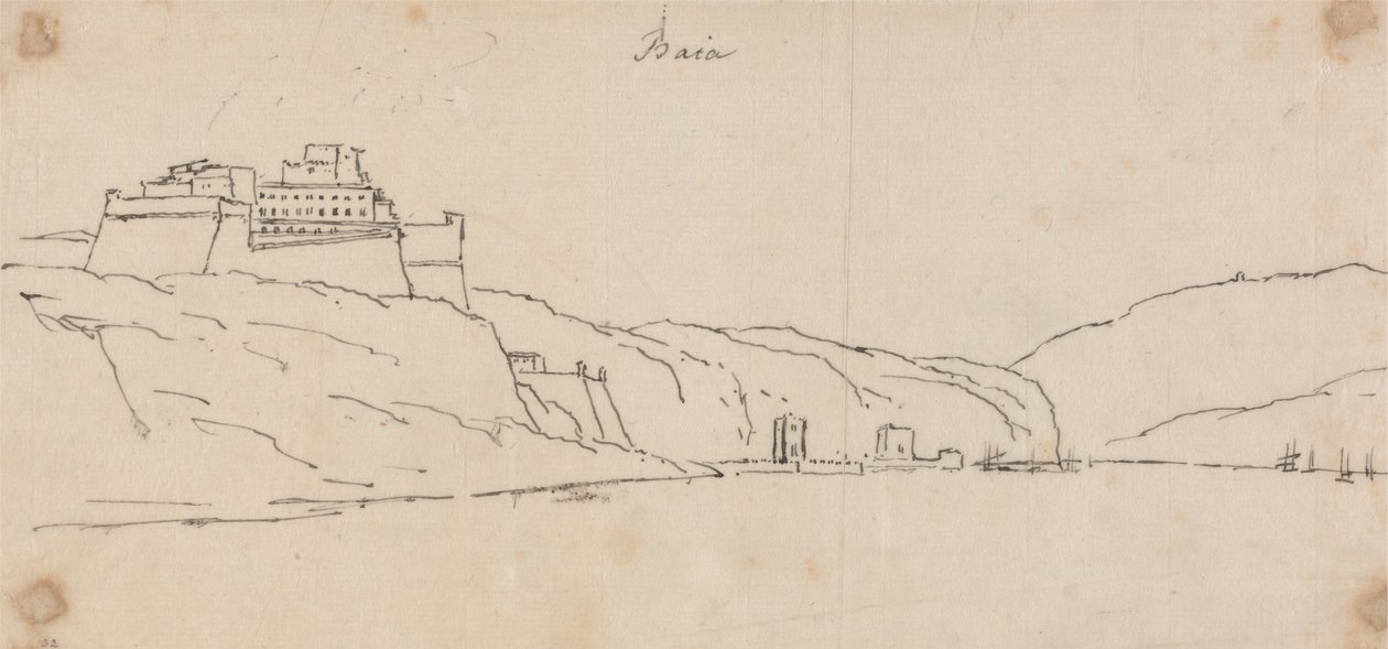 Baia, Italien av John Robert Cozens