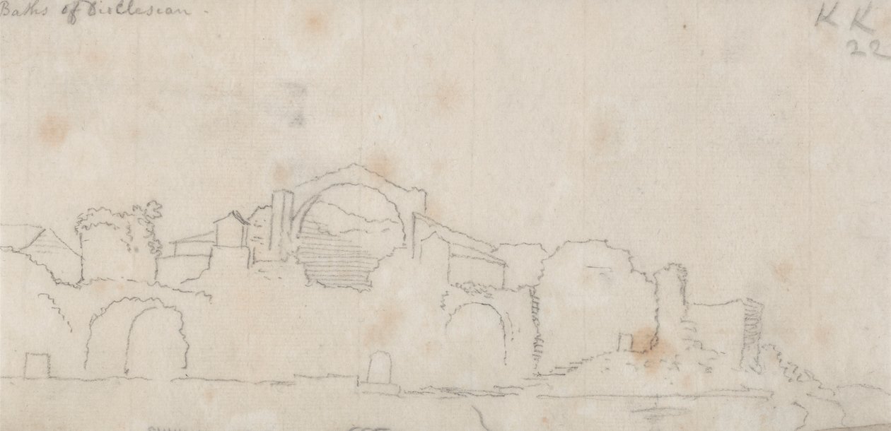 Dioclesianus bad av John Robert Cozens