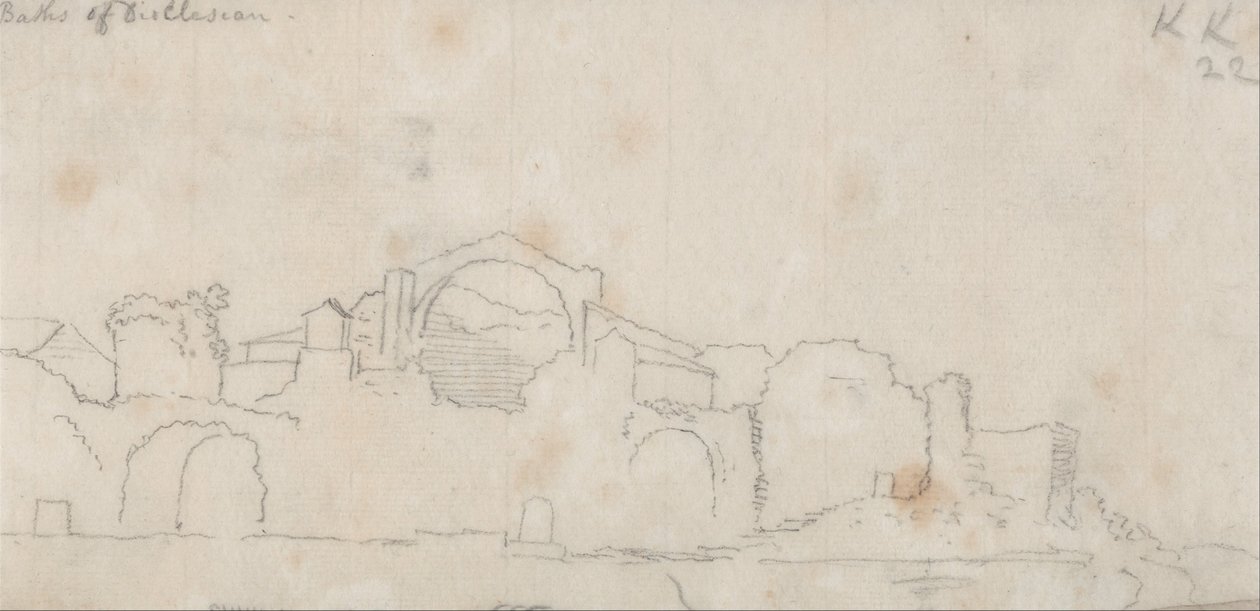 Dioclesianus bad av John Robert Cozens