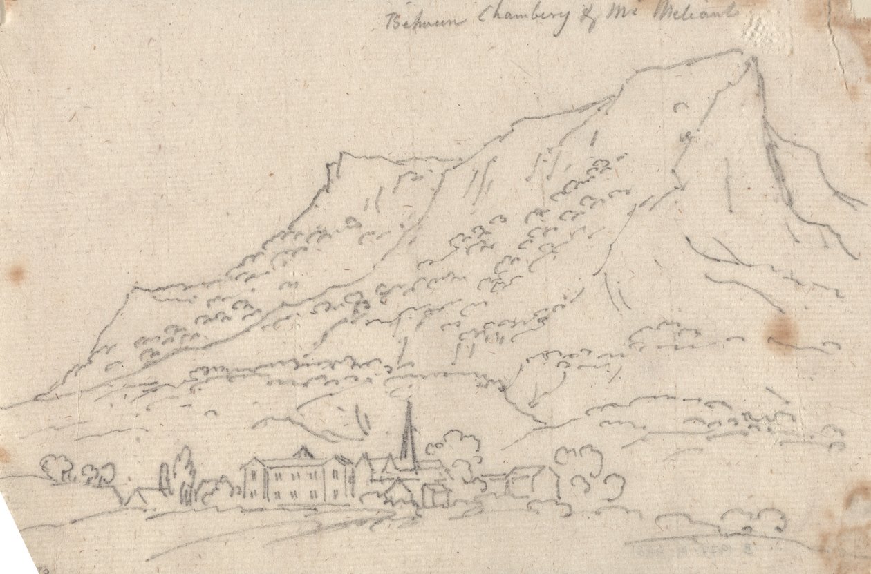 Mellan Chamberg och Mt Meliant av John Robert Cozens