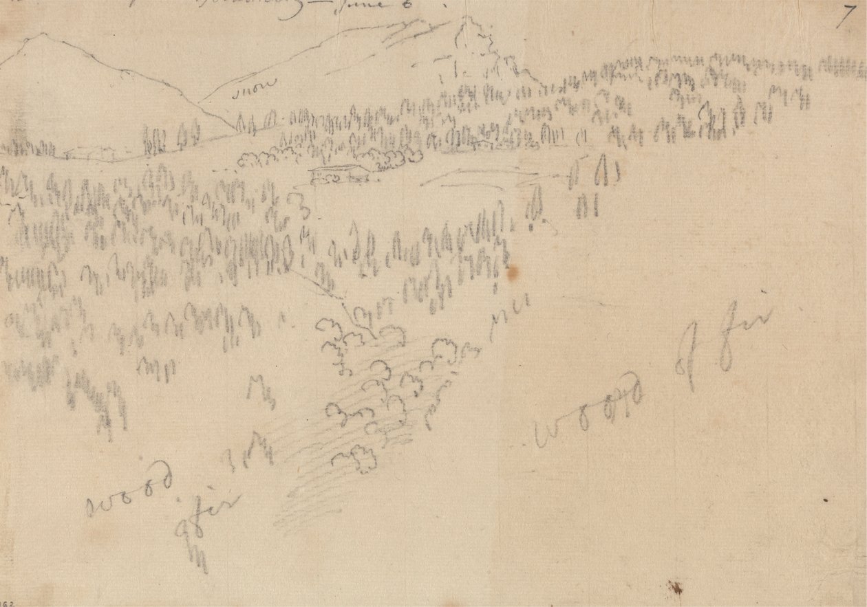 Mellan Innsbruck och Schönberg av John Robert Cozens