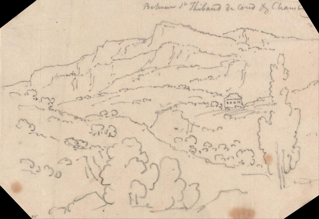 Mellan Saint-Thibaud-de-Couz och Chambery av John Robert Cozens