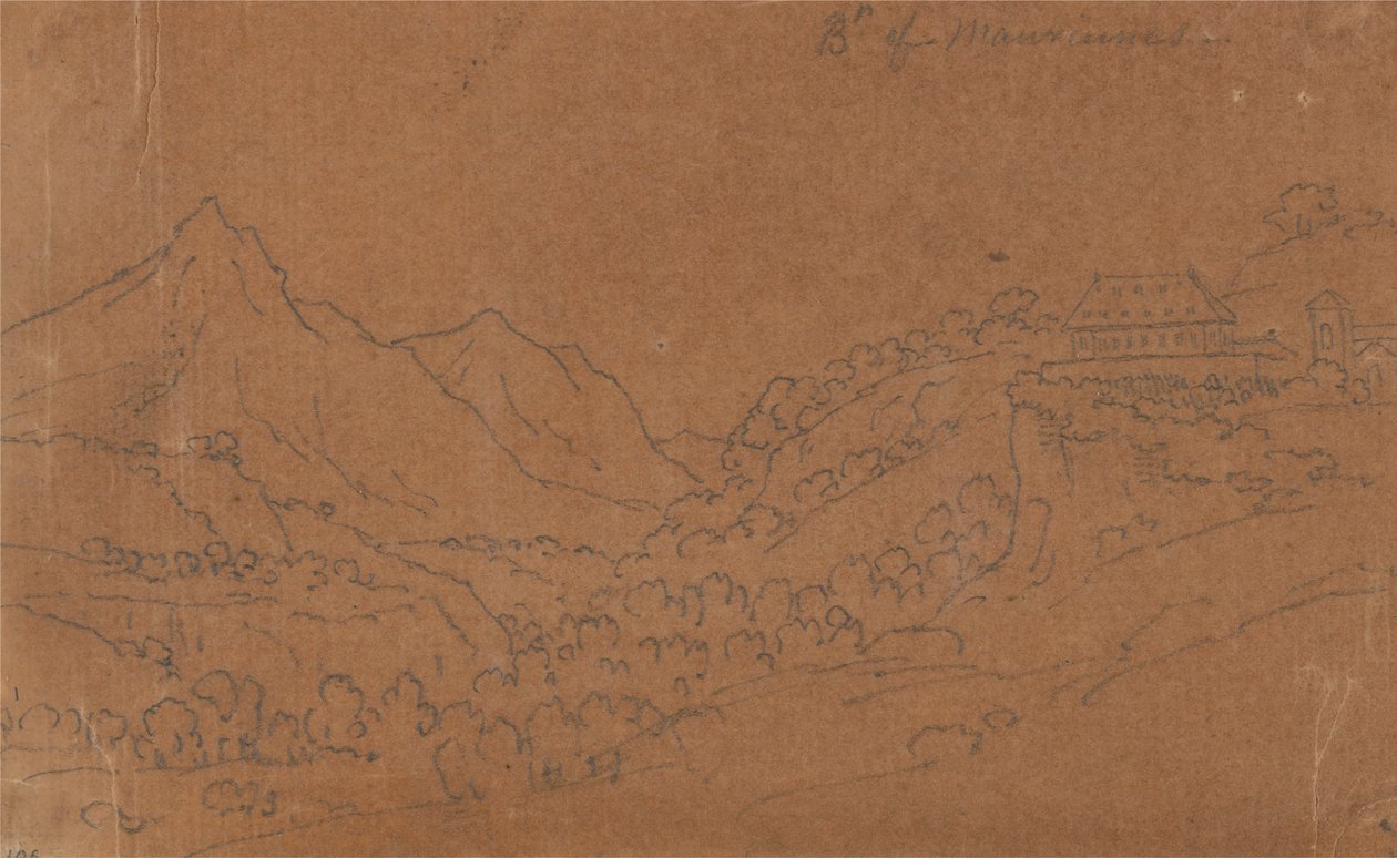 Bramaner från Mauriennes av John Robert Cozens