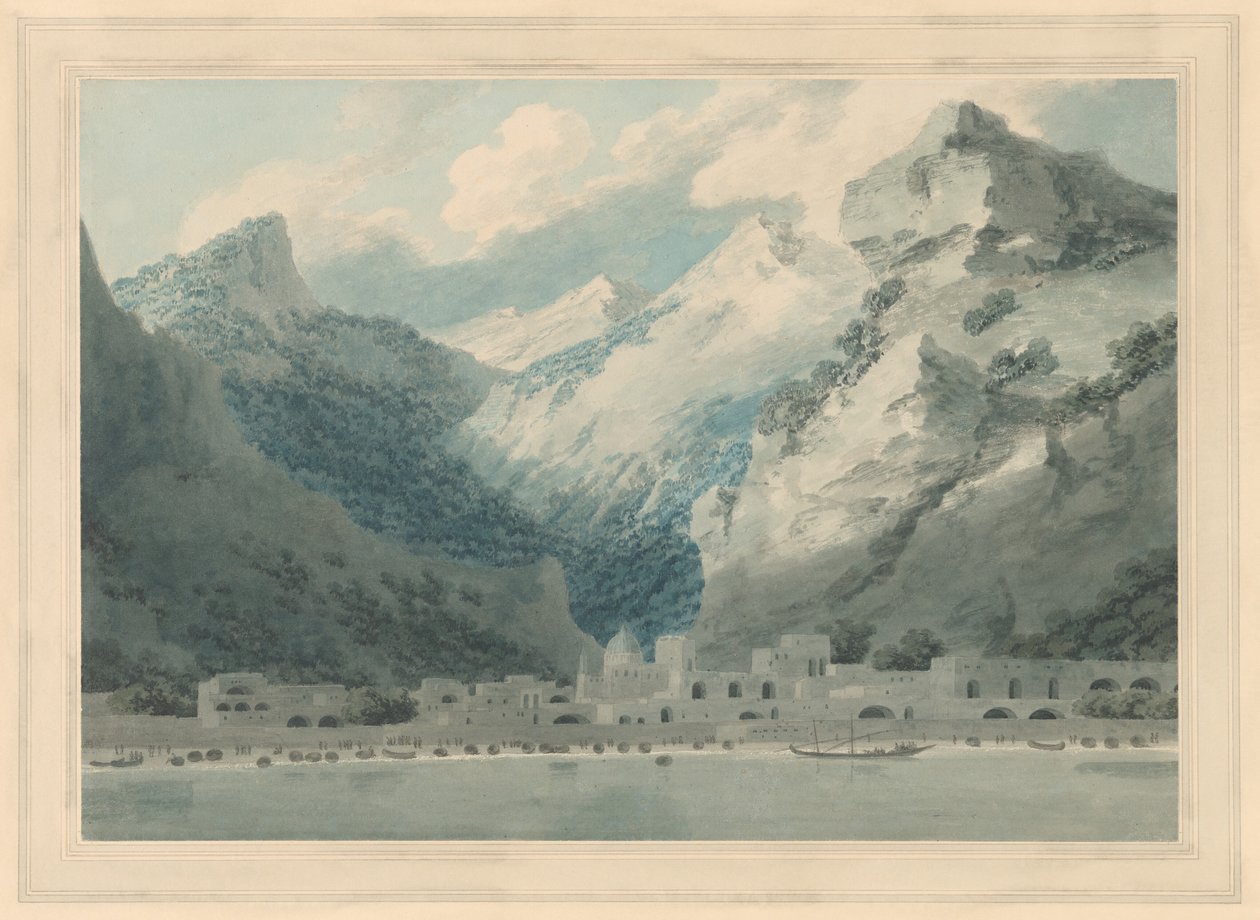 Cetara vid Salernobukten av John Robert Cozens