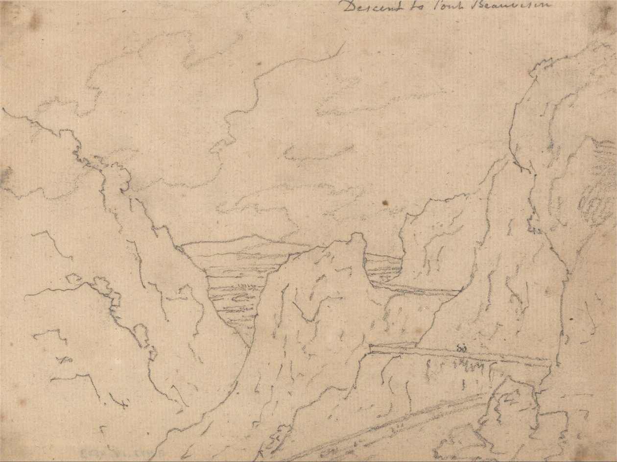 Nedstigning till Pont de Beauvoisin av John Robert Cozens