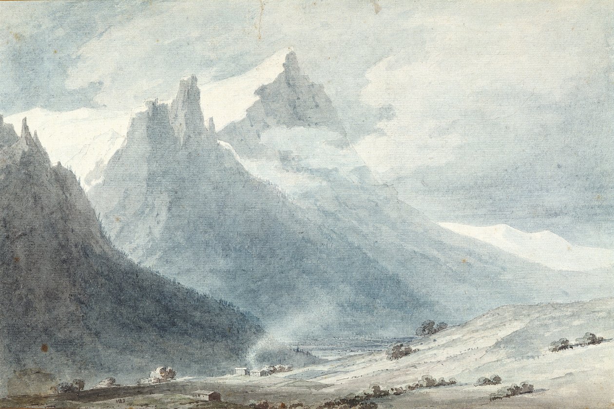 I kantonen Unterwalden (akvarell på papper) av John Robert Cozens