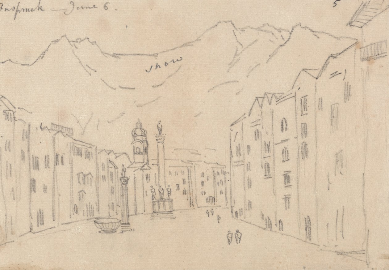 Innsbruck, 6 juni av John Robert Cozens