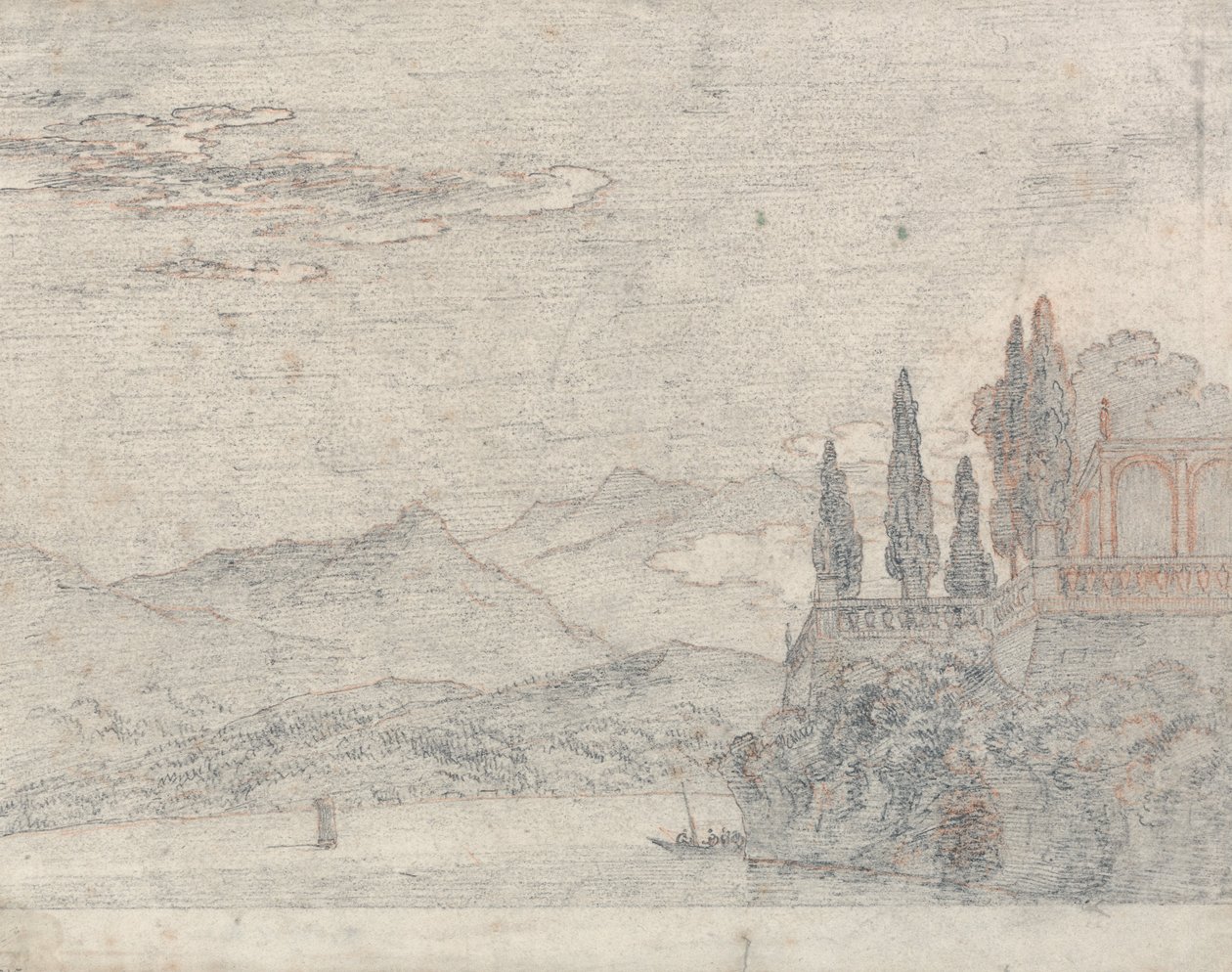 Ön Borromean, Lago Maggiore av John Robert Cozens