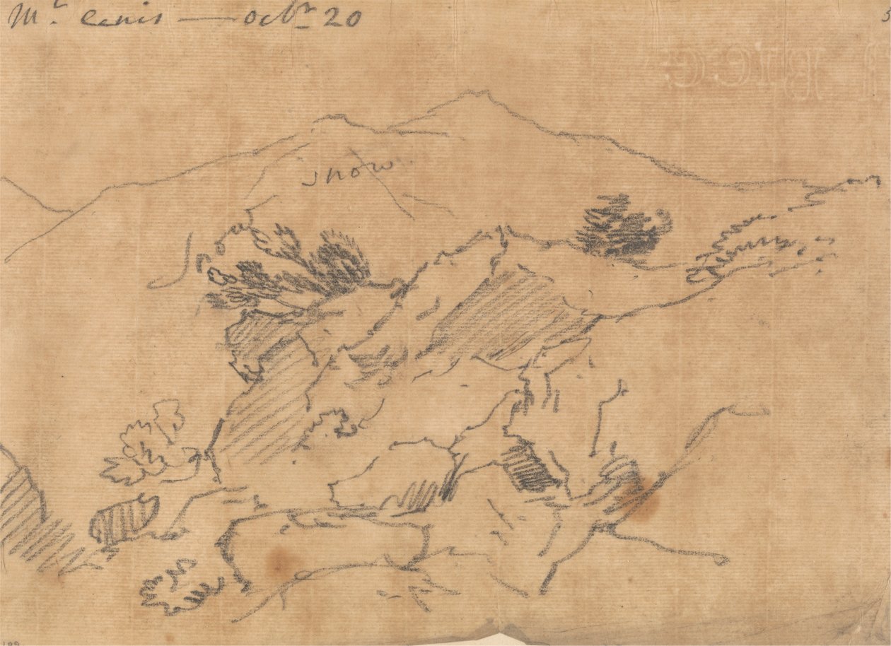 Mont Cenis, 20 oktober av John Robert Cozens