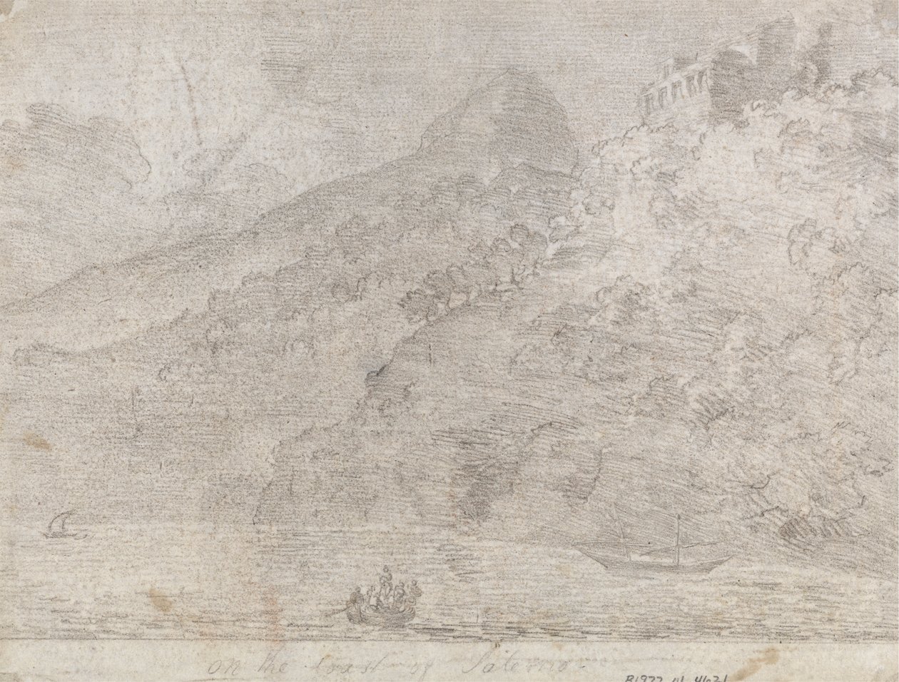 På Salernos kust av John Robert Cozens