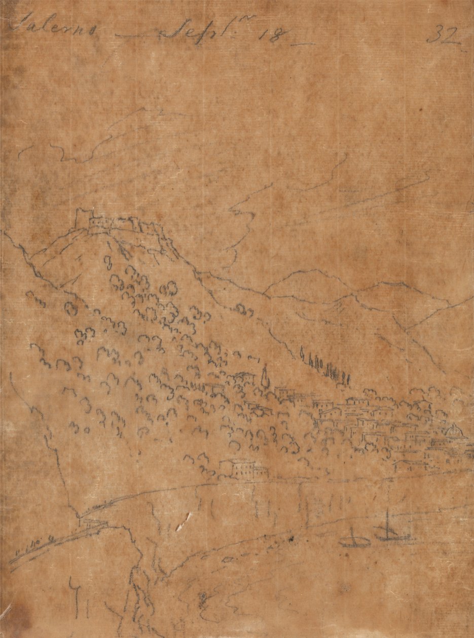 Salerno, 18 september av John Robert Cozens