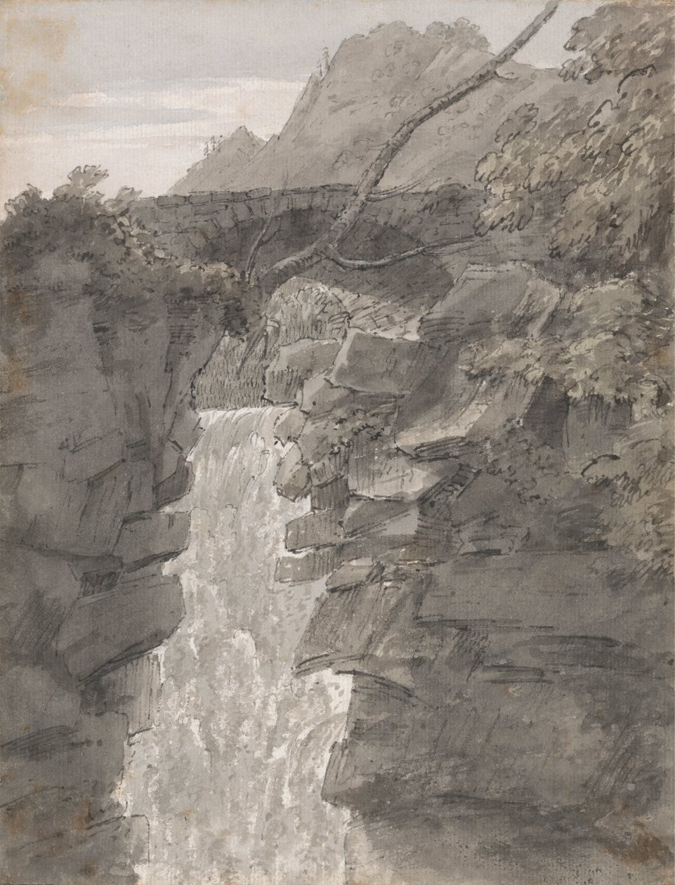 Reichenbachs fall av John Robert Cozens