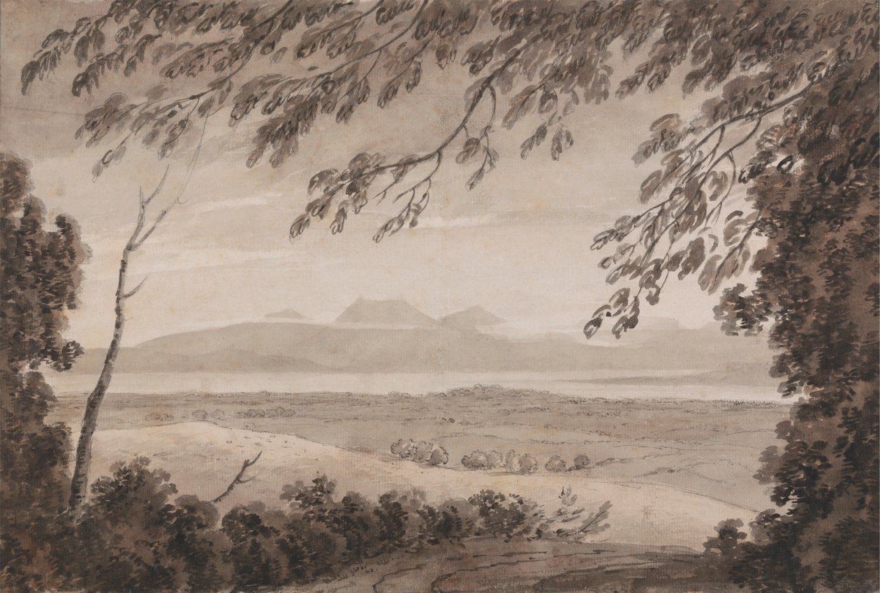 Genèvesjön från kantonen Bern av John Robert Cozens